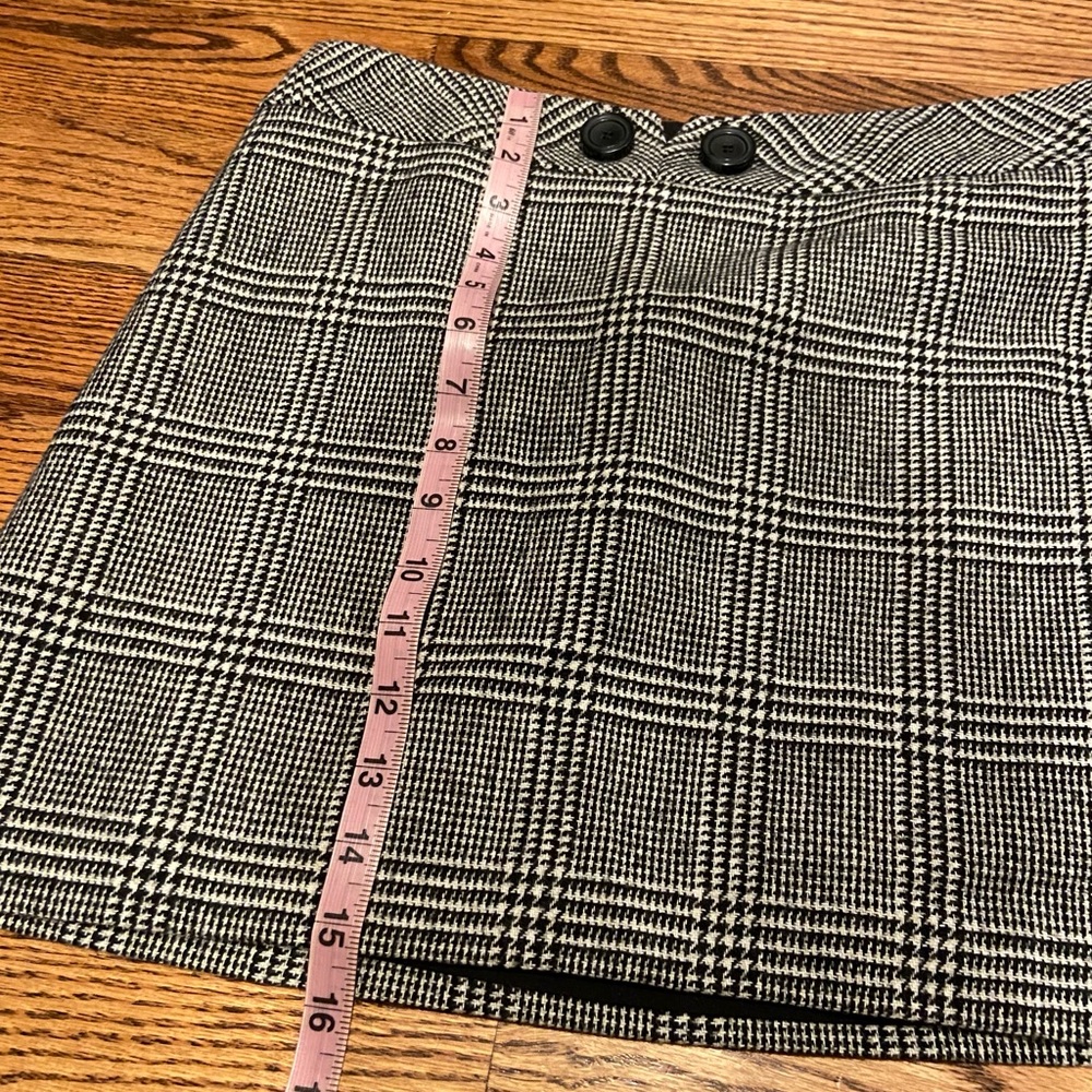 The Limited wool plaid mini skirt, size 2 - Picture 4 of 4